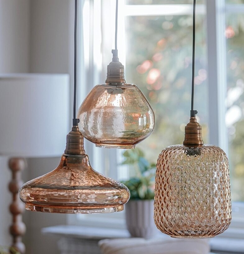 Taklampa Loke Cognac Levi Lottie A Lot Decoration Lampor Taklampor Golvlampor Bordslampor LED-lampor Ledlampor Fönsterlampor Ljusslingor