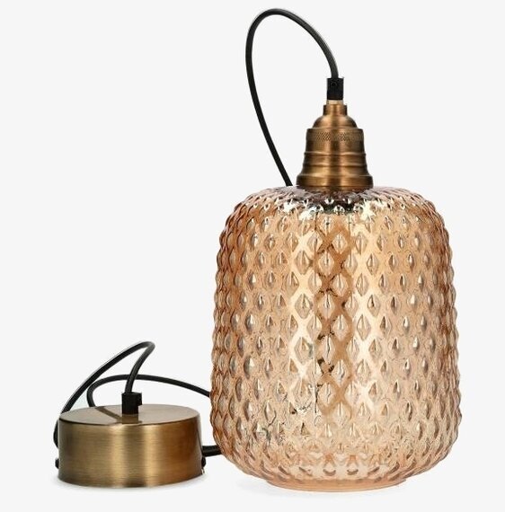 Taklampa Lottie Cognac A Lot Decoration Lampor Taklampor Golvlampor Bordslampor LED-lampor Ledlampor Fönsterlampor Ljusslingor för dekoration