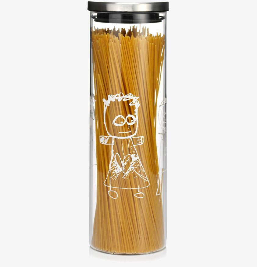 Glasburk Pure Friends L från Poul Pava med barnmotiv