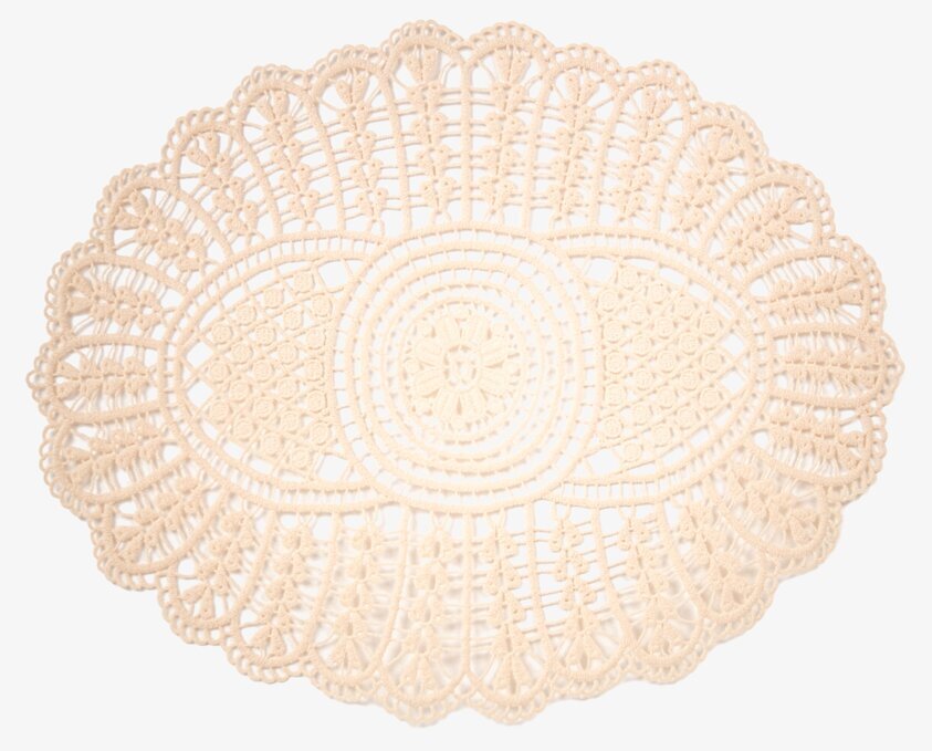 Virkat Bordsunderlägg Oval 45x35 cm Olsson & Jensen Bordstabletter Tallriksunderlägg
