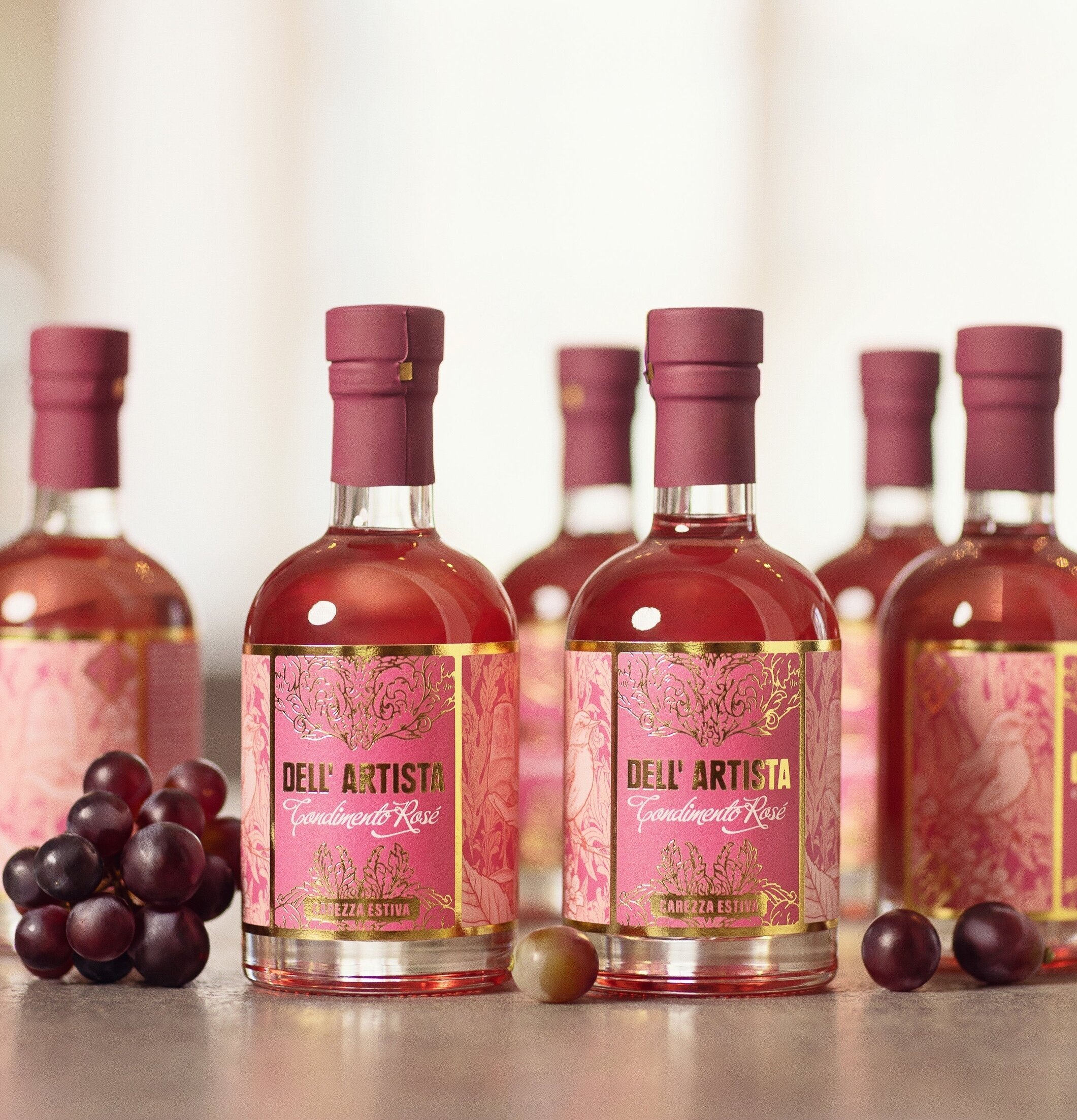 Rosébalsamico Condimento Rosé 250 ml Dell Artista Såser, dipp och smaksättare Ketchup Hot Sauce Heta såser