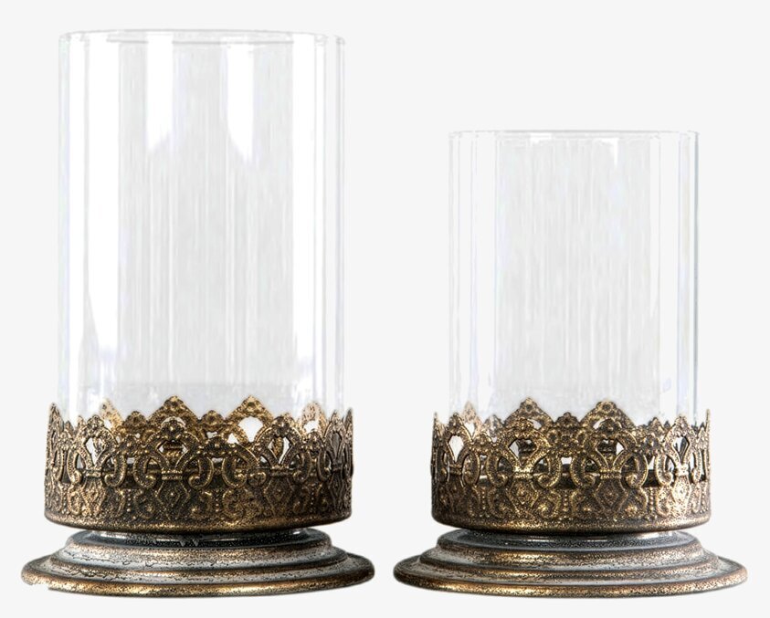 Ljuslykta Empire Guldbrun 2-pack A Lot Decoration Lyktor Endless Light Ljuslyktor