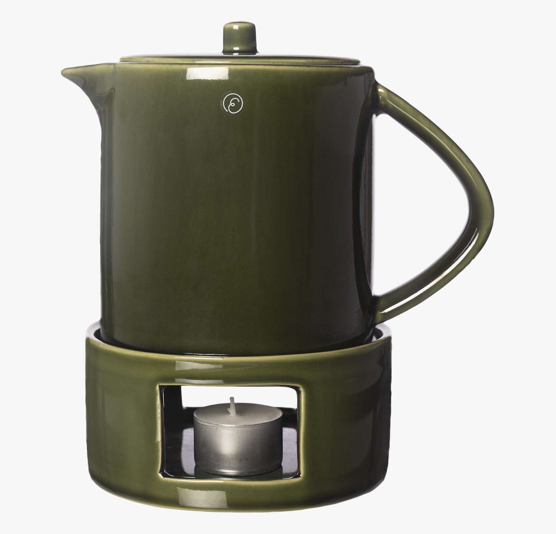 Glöggkanna Med Värmare Grön Ernst Kannor Tekannor (ej termos) Cooler tank med kran Glasburkar Vinboxar Glasflaskor