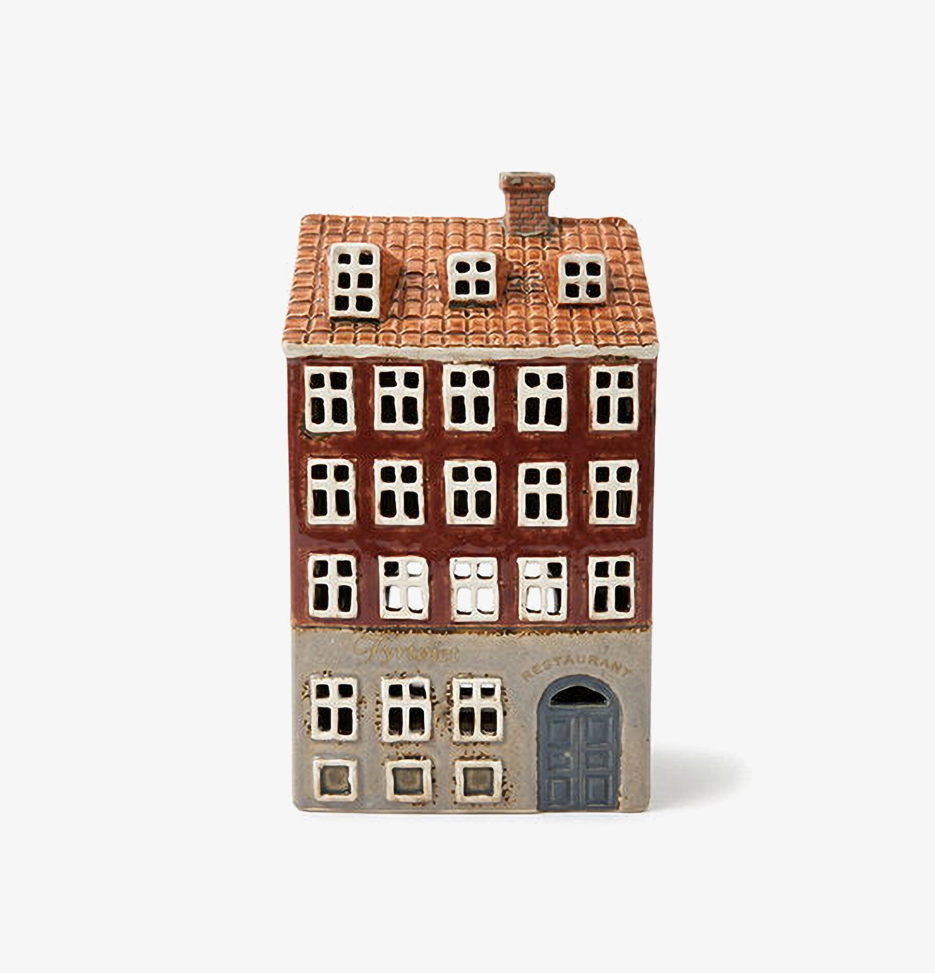 Ljuslykta Hus Nyhavn Röd Det Gamle Apotek Lyktor Endless Light Ljuslyktor