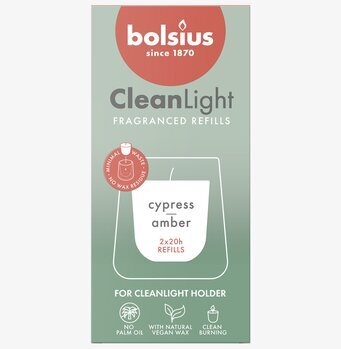 Foto på doftljusrefill 2-pack cypress & amber