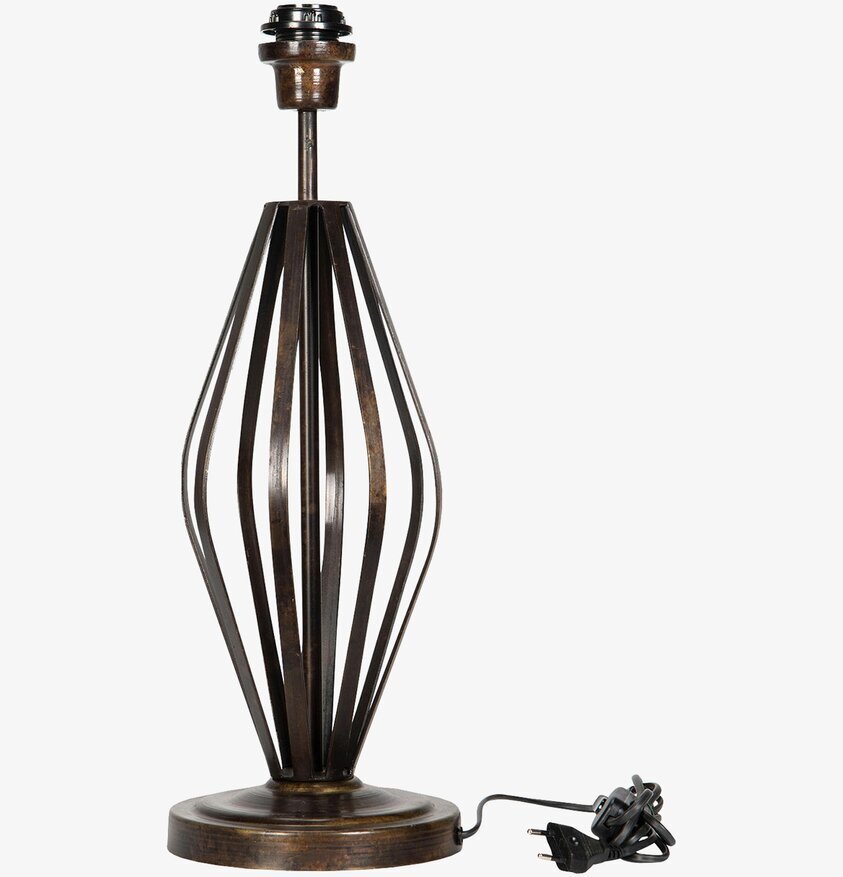 Lampfot Laurita Antik Brun A Lot Decoration Lampor Taklampor Golvlampor Bordslampor LED-lampor Ledlampor Fönsterlampor Ljusslingor för
