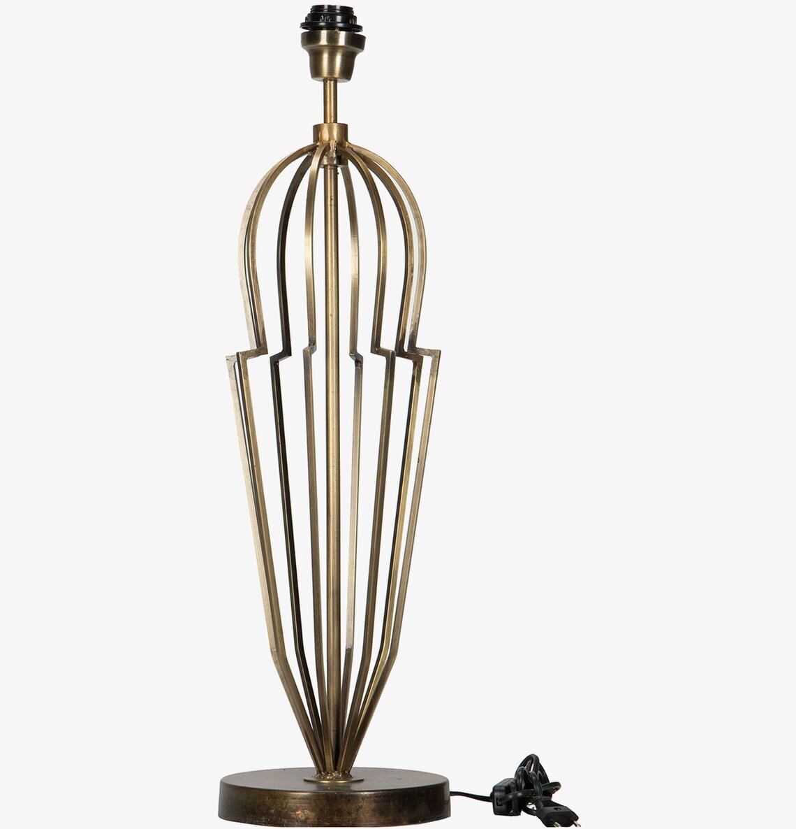 Lampfot Luana Antik Mässing A Lot Decoration Lampor Taklampor Golvlampor Bordslampor LED-lampor Ledlampor Fönsterlampor Ljusslingor för
