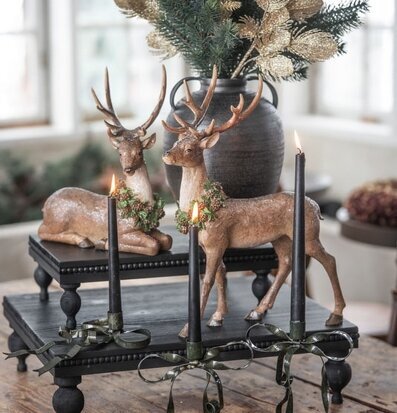 Hjort Krans Liggande A Lot Decoration Statyer, statyetter, figuriner för inomhusbruk eller altaner Ballerinor