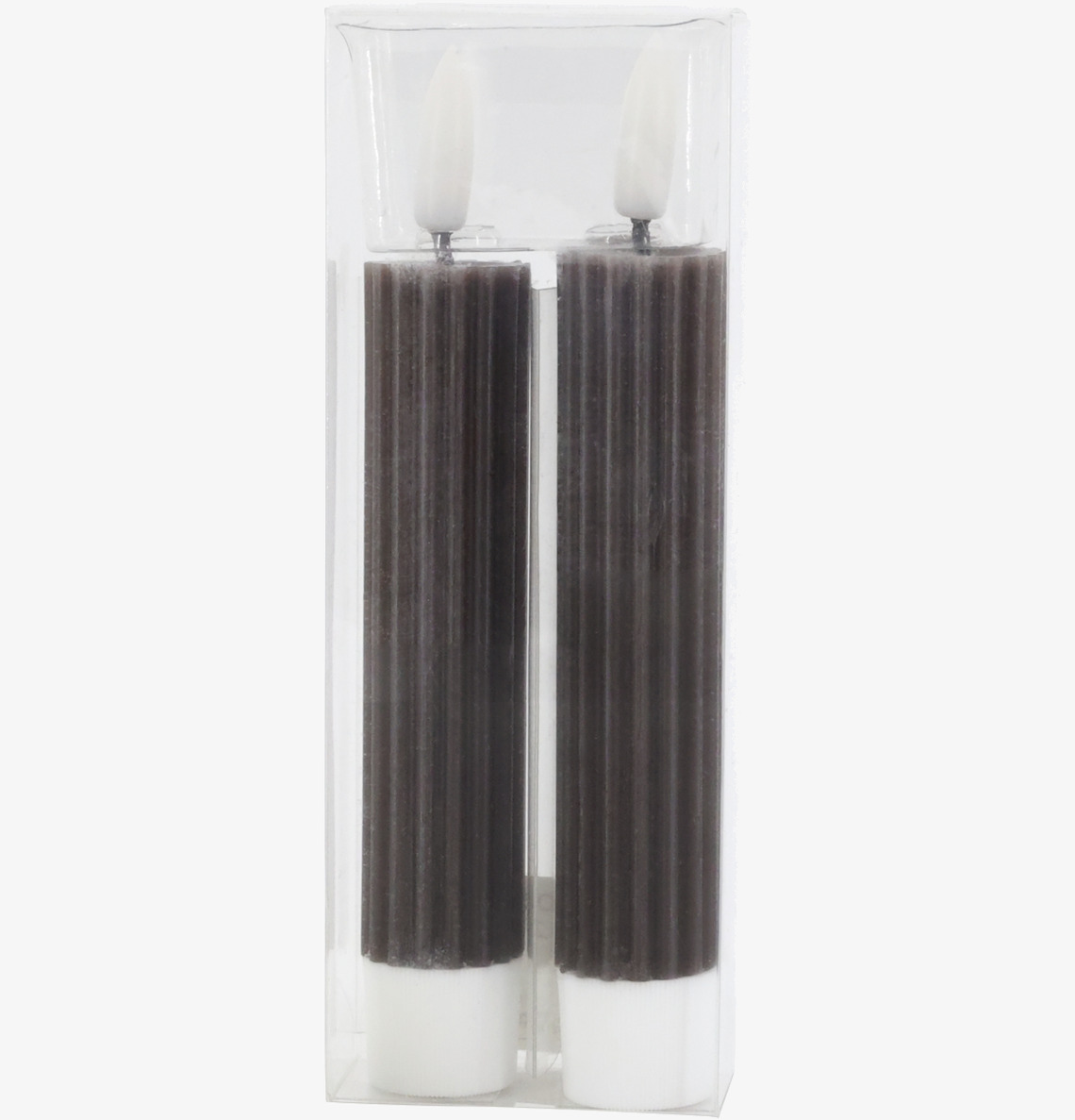 Kronljus LED Cenon Coffee 2-pack 14 cm Chic Antique Stearinljus batteridrivna