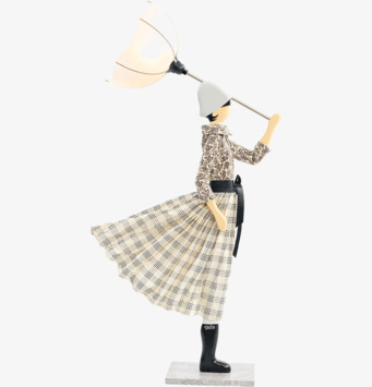 Foto av dekorativ bordslampa med kvinnlig figur 55