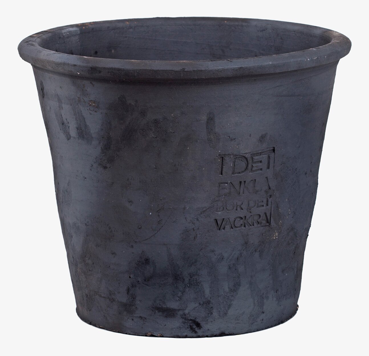 Kruka Grå Mellan från Ernst, stilren och hållbar blomkruka