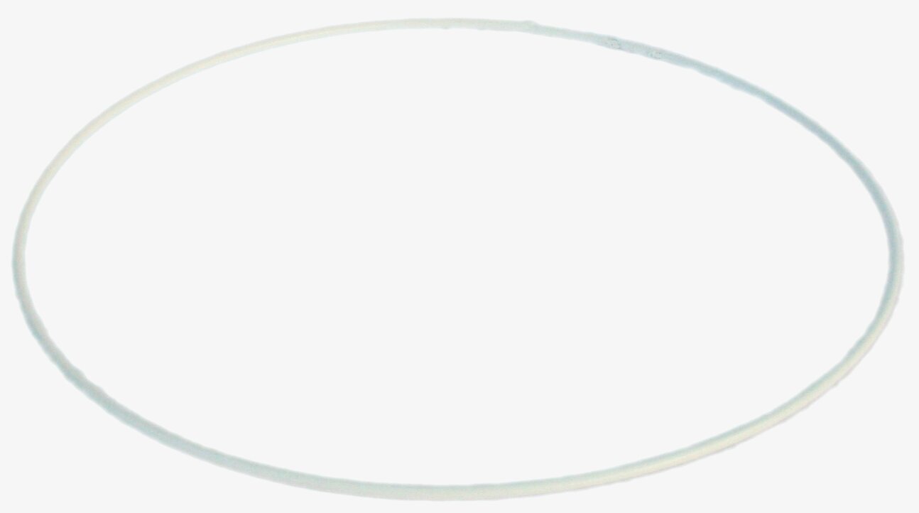 Lampskärmsring 20 cm från Kehikkotuote Finland, vit metall