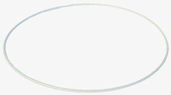 Lampskärmsring 25 cm från Kehikkotuote Finland, vit