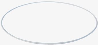 Lampskärmsring 30 cm från Kehikkotuote Finland i vit färg