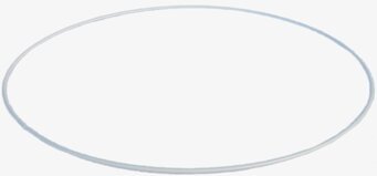 Lampskärmsring 35 cm från Kehikkotuote Finland, vit