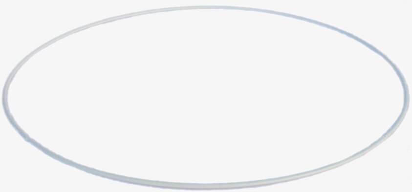 Lampskärmsring 35 cm från Kehikkotuote Finland, vit