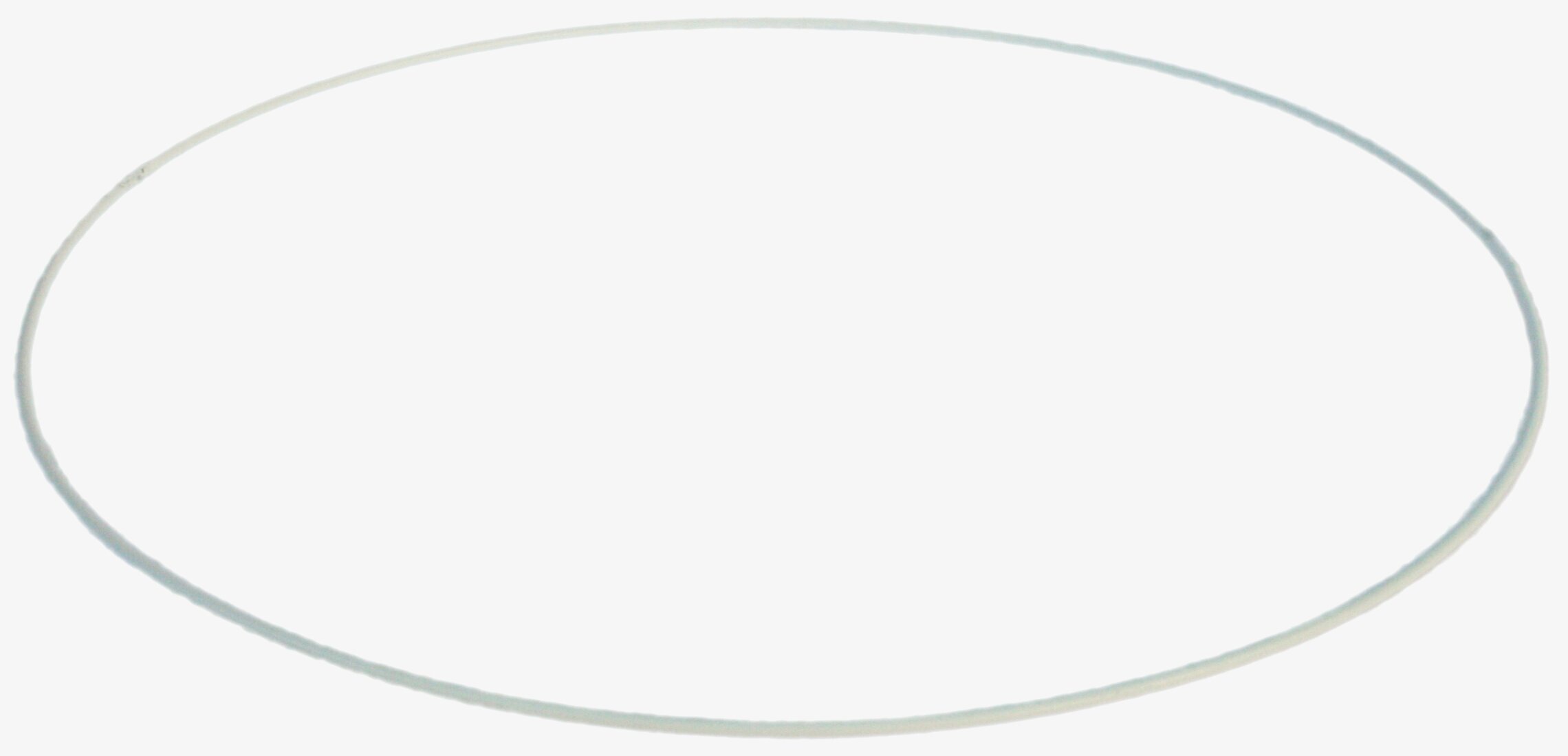 Lampskärmsring 40 cm från Kehikkotuote Finland, vit metall