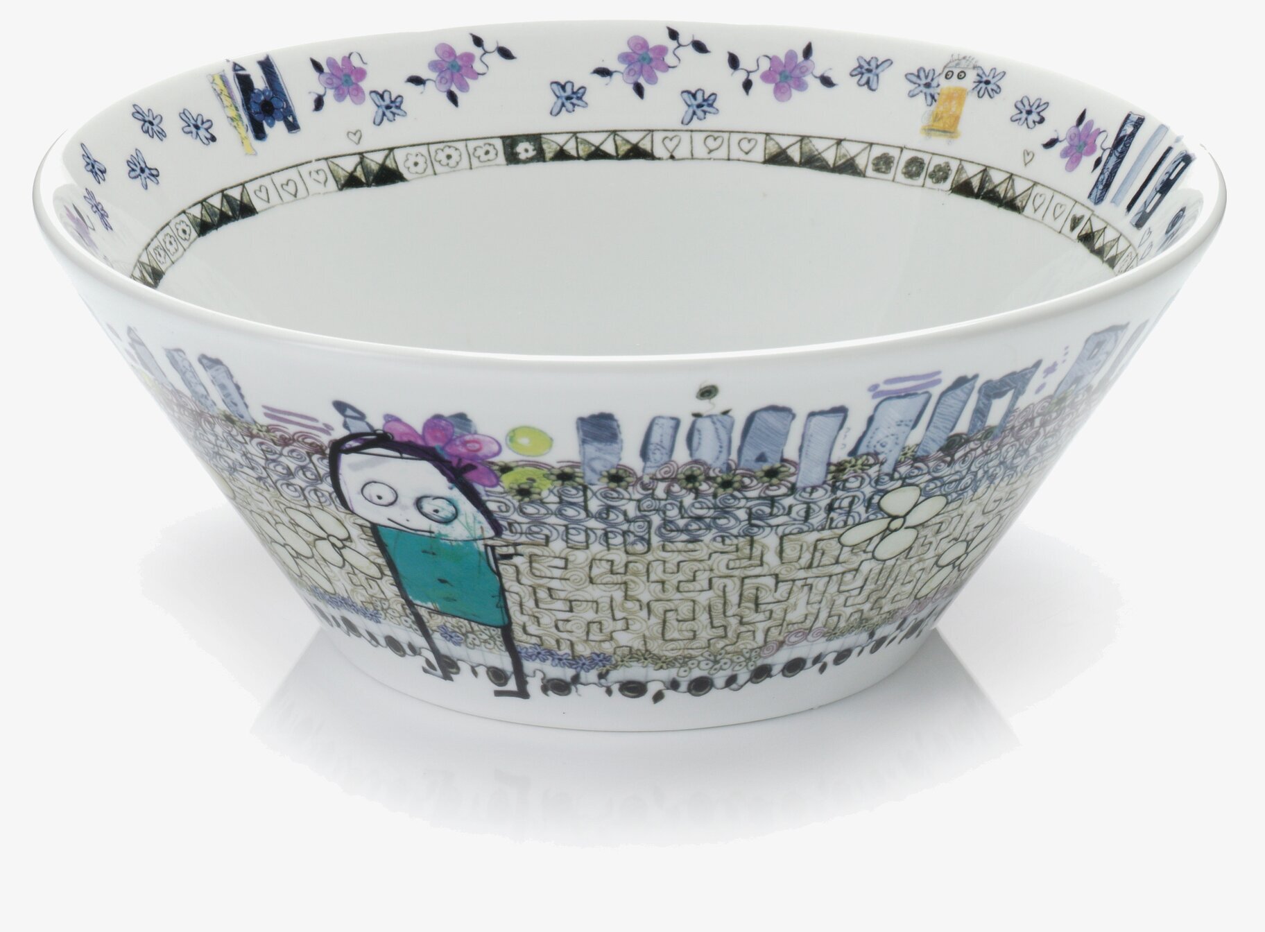 Skål Be Friends Ø25cm från Poul Pava med lekfull design