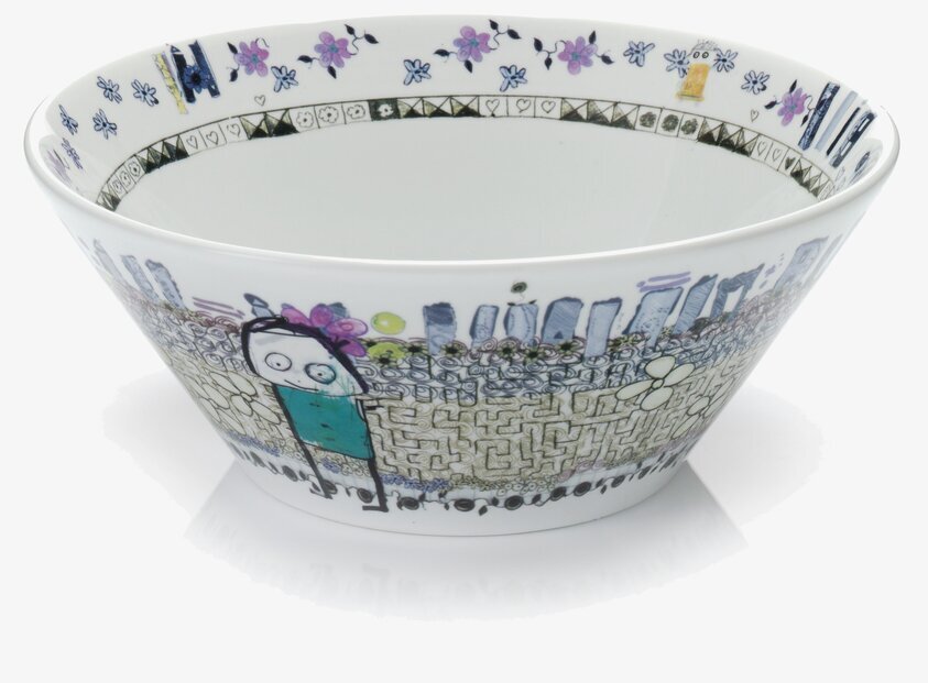 Skål Be Friends Ø25cm från Poul Pava med lekfull design