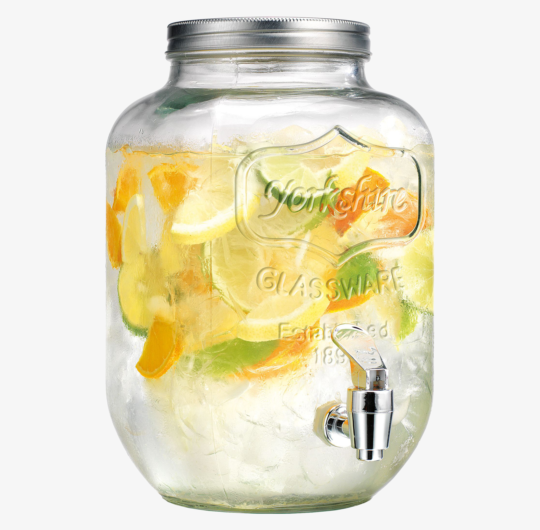 Drink Dispenser One Gallon från Ball Mason Jar med frukt