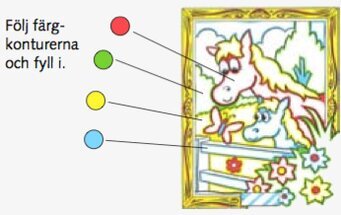 Måla efter nummer - Hästar från Reeves med två glada hästar