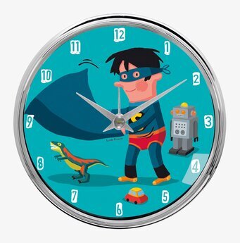 Väckarklocka Super Hero från Derriére la porte med superhjälte