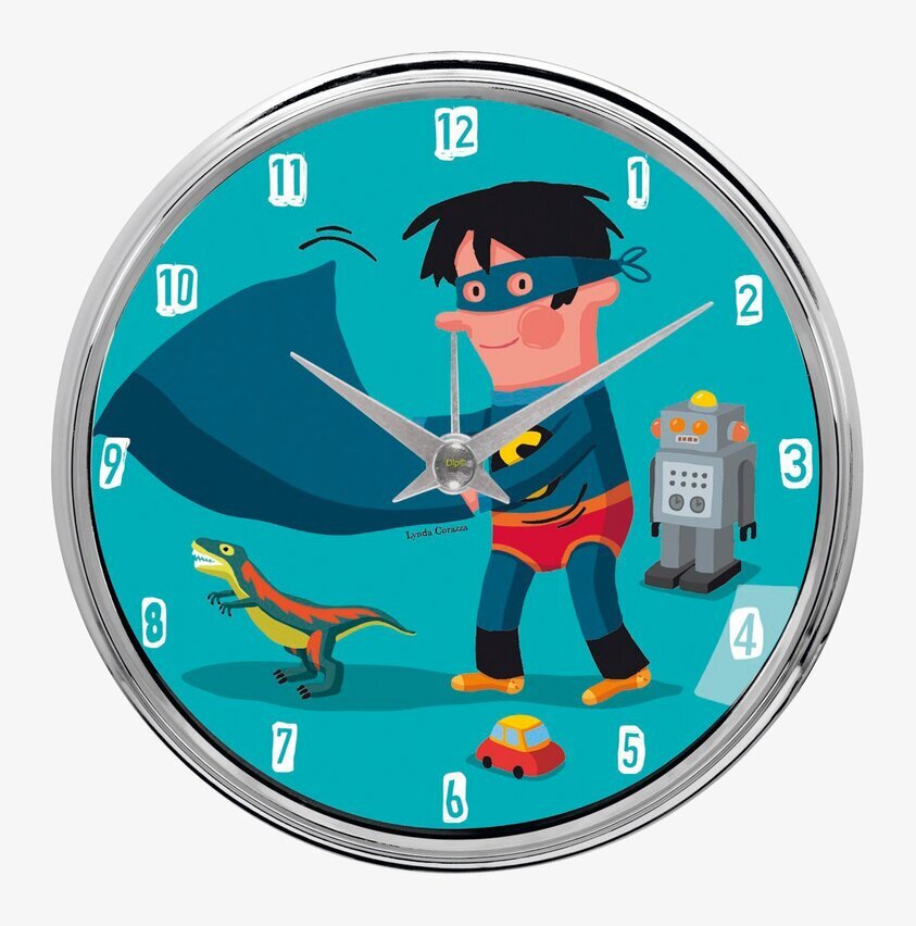 Väckarklocka Super Hero från Derriére la porte med superhjälte