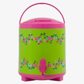 Cooler Tank 8 liter från Rice med blommönster och tappkran