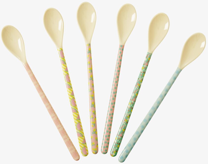 Skedar Melamin - In Color We Trust från Rice på vit bakgrund