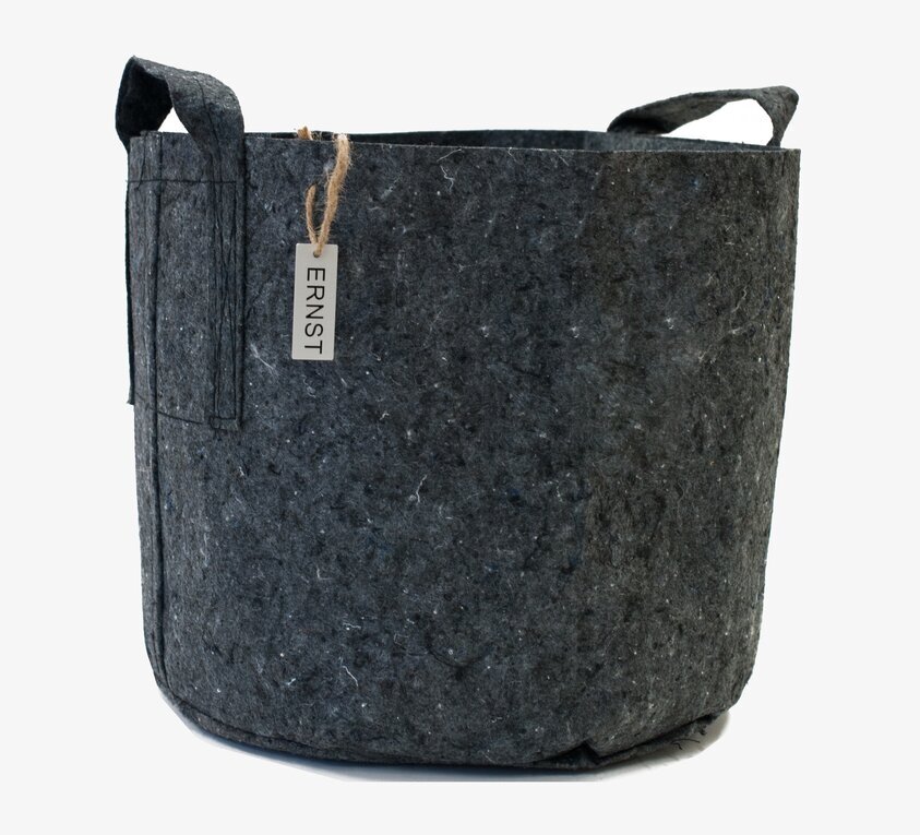 Odling/Förvaringssäck Ø35cm från Ernst i slitstark filt