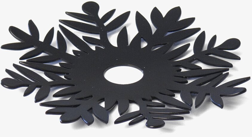 Ljusmanschett Oliv Svart från Ernst med olivinspirerad design