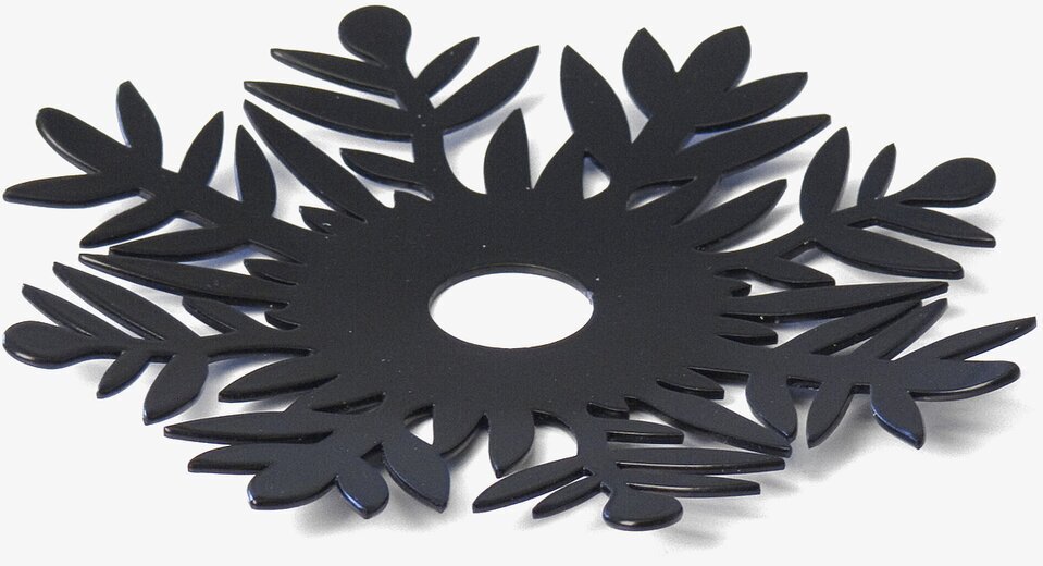 Ljusmanschett Oliv Svart från Ernst med olivinspirerad design