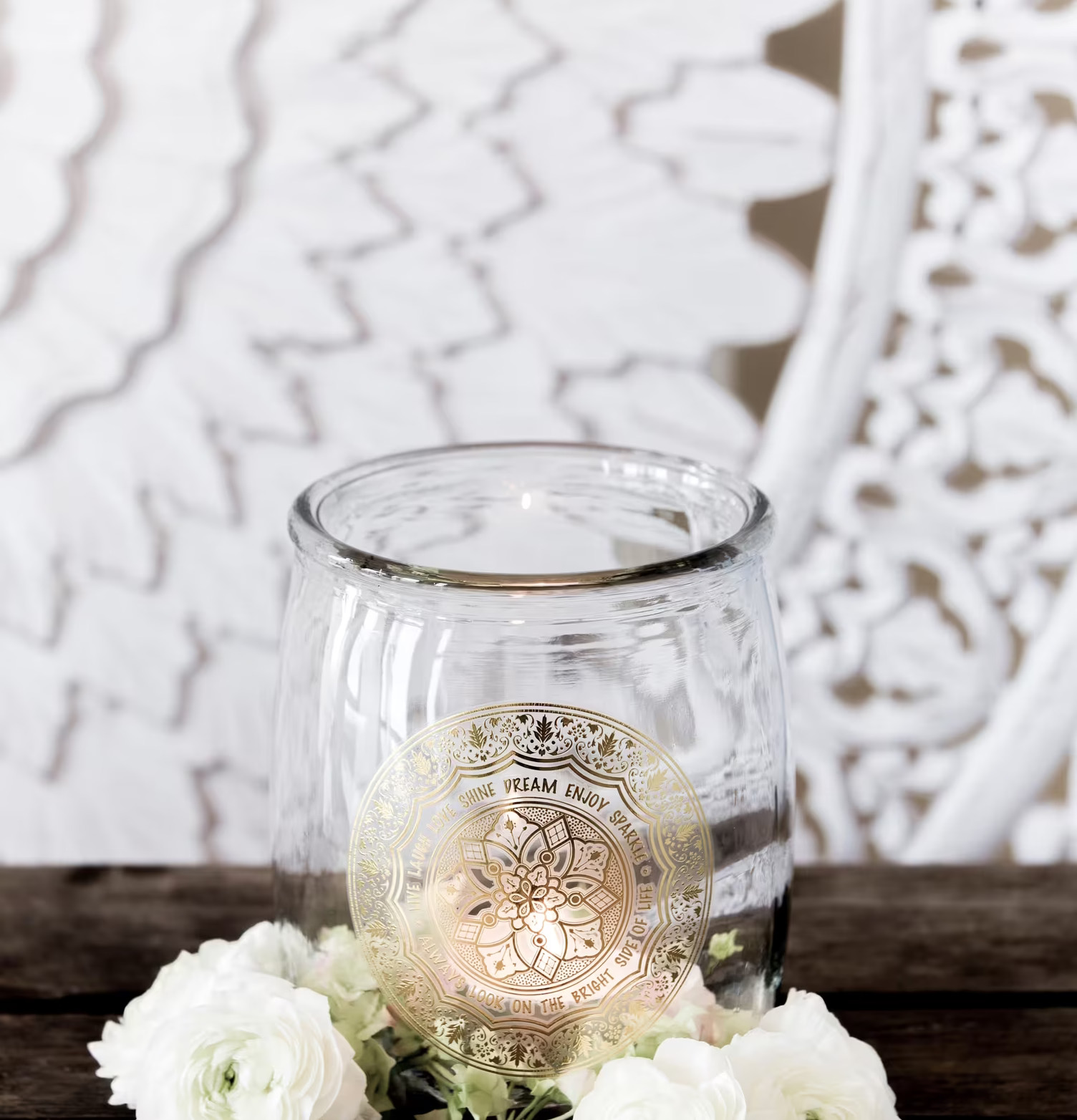 Spirit Metallic Vas Guld - Majas Cottage, elegant glasvas