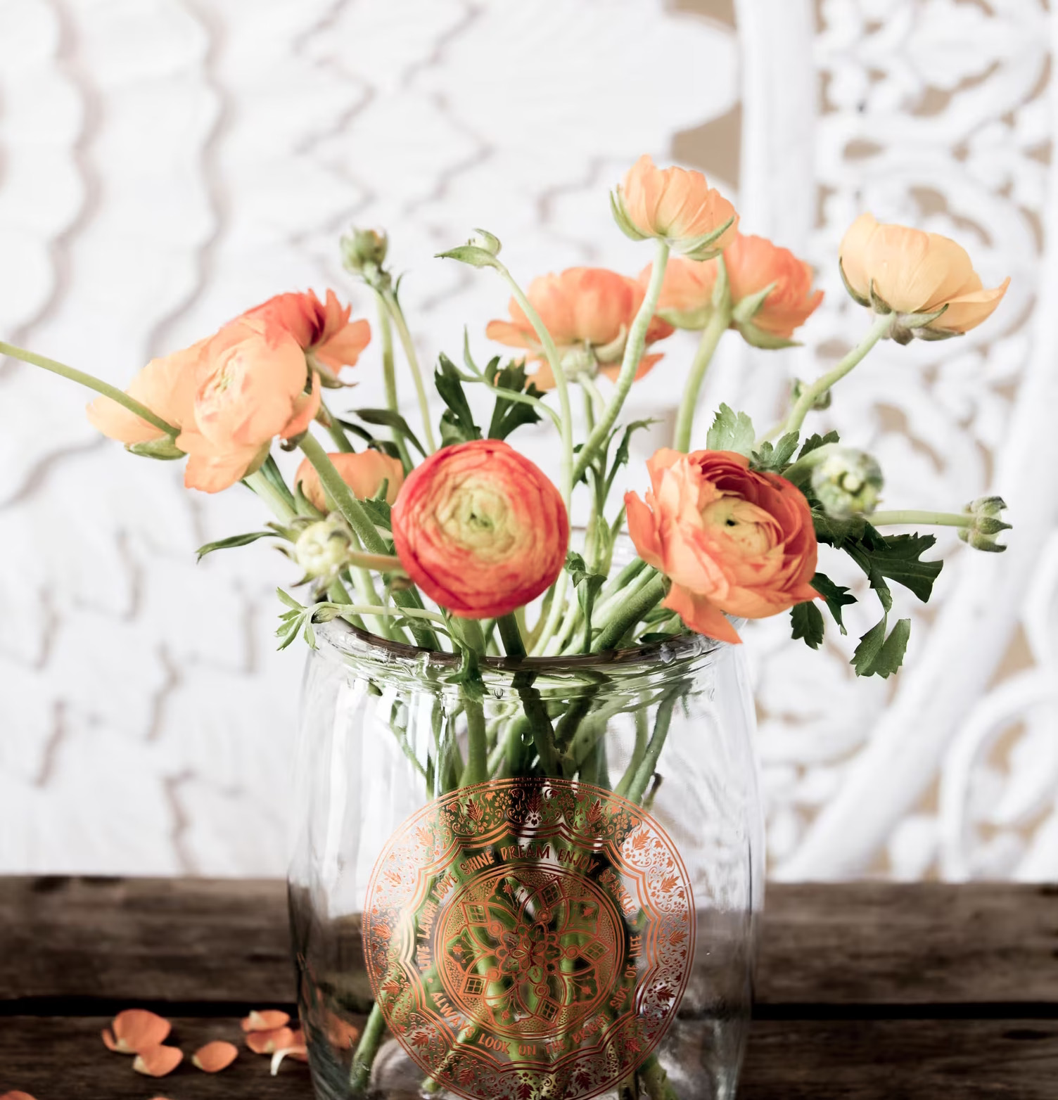 Spirit Metallic Vas New Pink - Majas Cottage med blommor