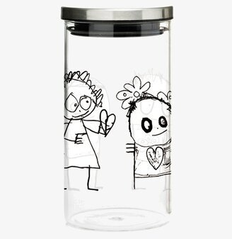 Glasburk Pure Friends M från Poul Pava med lekfull design