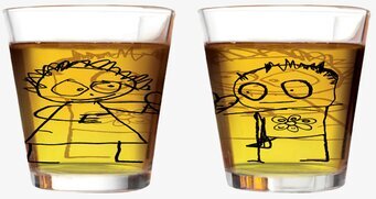 Dricksglas 6-Pack Pure Friends Svart från Poul Pava