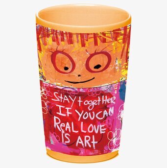 Mugg Stay Together från Poul Pava med livfull design