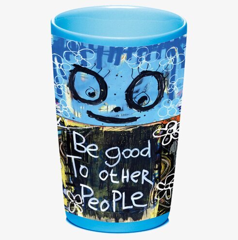 Mugg Be Good från Poul Pava med färgglada illustrationer