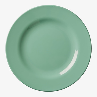 Tallrikar 6-Pack In Color We Trust från Rice i mintgrön färg