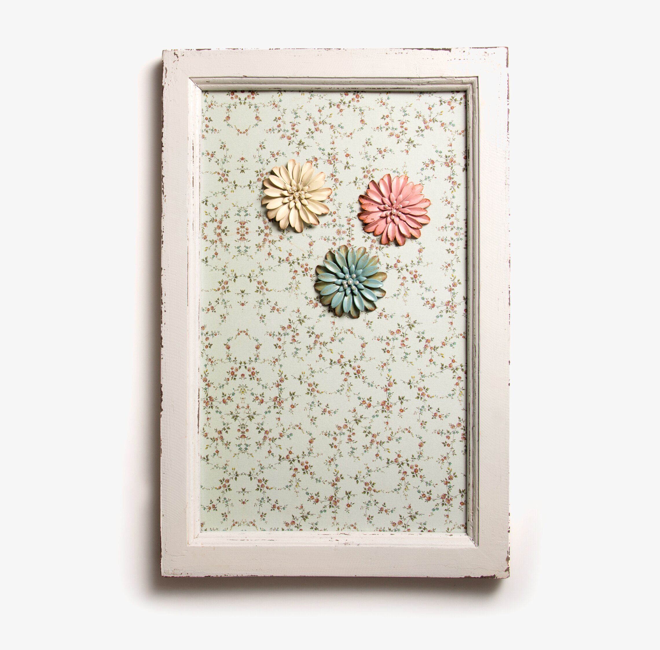 Magnettavla Blomma från Sass & Belle med blommiga magneter