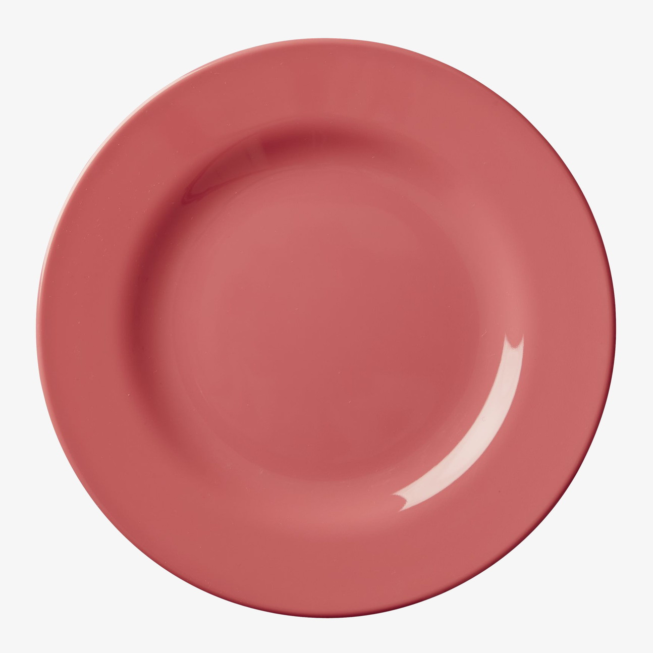 Tallrikar 6-Pack In Color We Trust från Rice i röd nyans