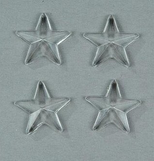 Dekorationsstenar - Stjärna från Tulip på grå bakgrund