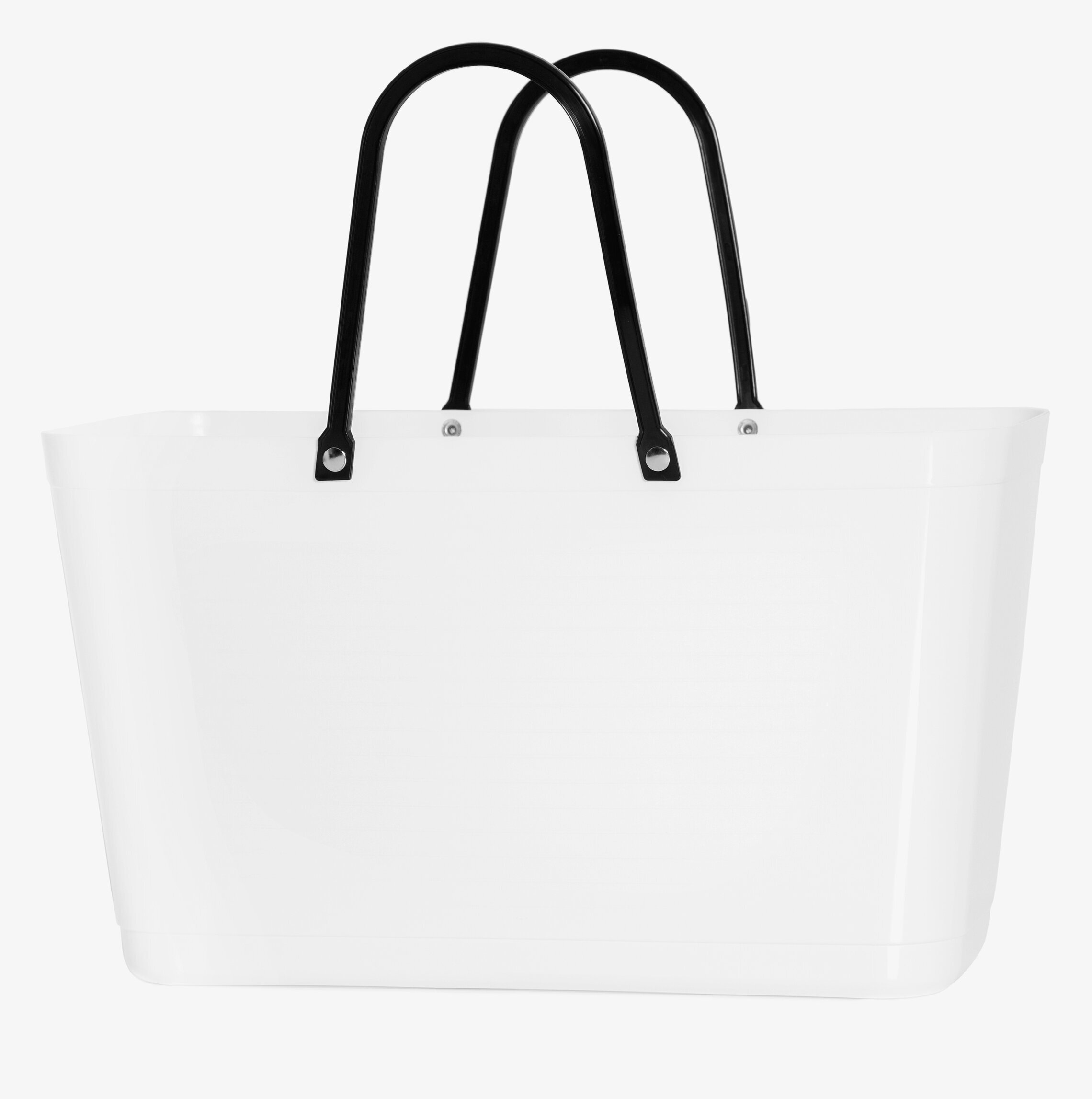 Väska Hinza Vit från Hinza med svart handtag och vit bakgrund