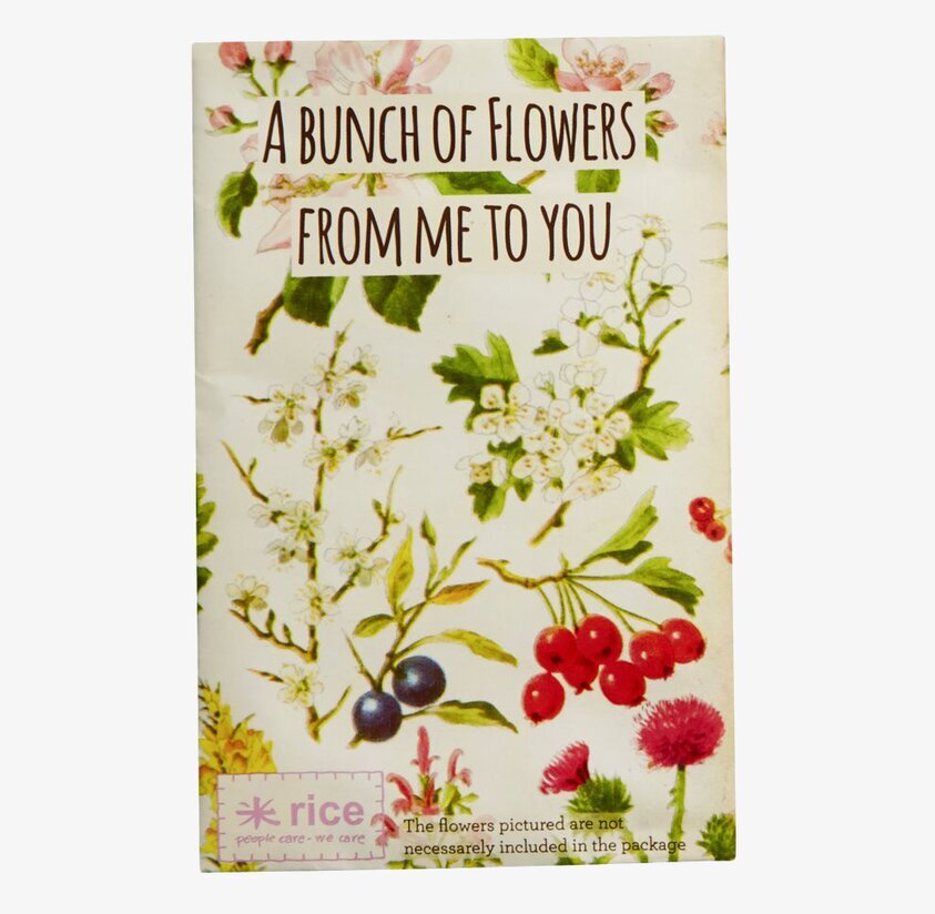 Mail A Bouquet - Wild Flowers från Rice med vildblommor