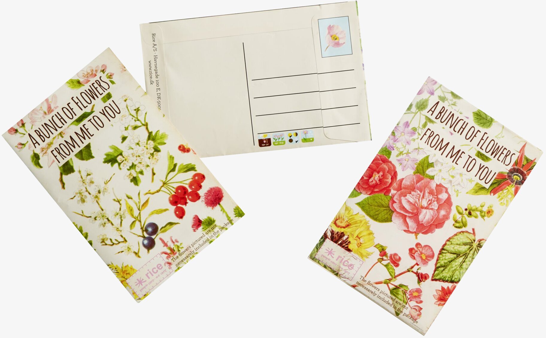 Mail A Bouquet - Wild Flowers från Rice med blommig design
