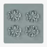 Dekorationsstenar - Blomma från Tulip i 2x2 rutnät