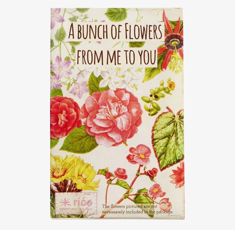 Mail A Bouquet - Wild Flowers från Rice i färgglad förpackning
