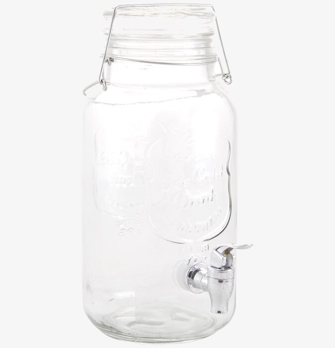 Glasburk Med Kran & Handtag från Strömshaga, robust glas