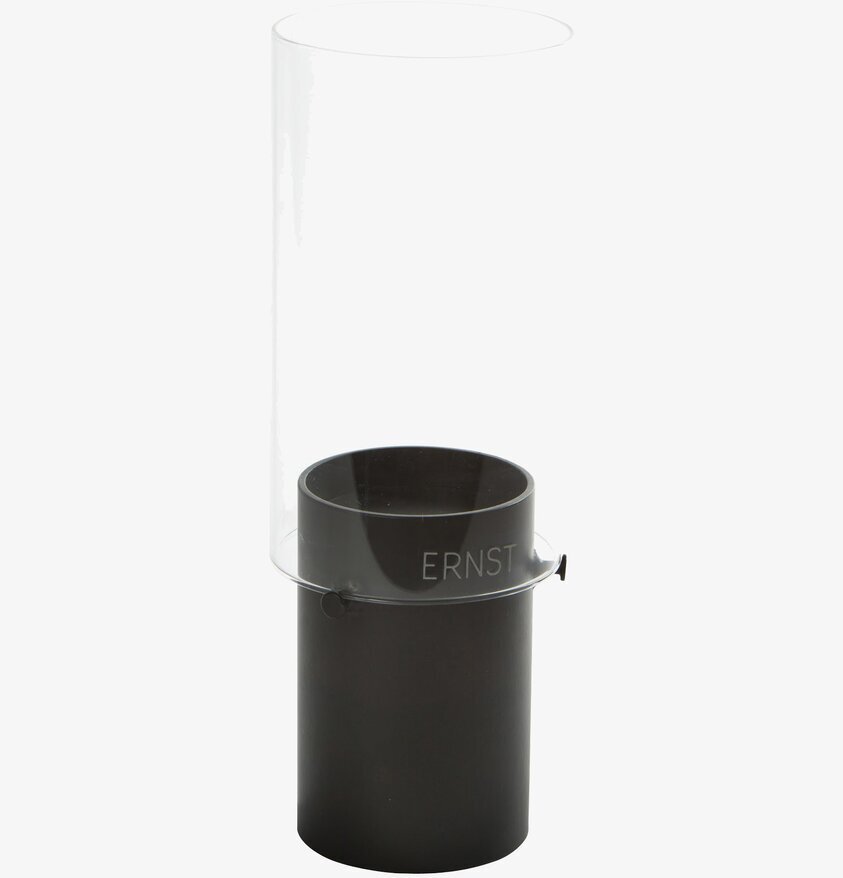 Rund Lykta Svart Hög från Ernst med elegant design