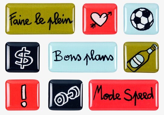 Kylskåpsmagneter Killmagnet från Derriére la porte